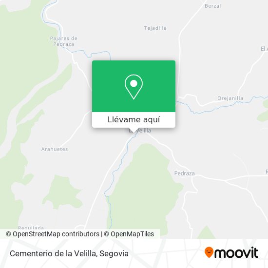 Mapa Cementerio de la Velilla