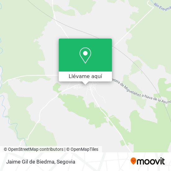 Mapa Jaime Gil de Biedma