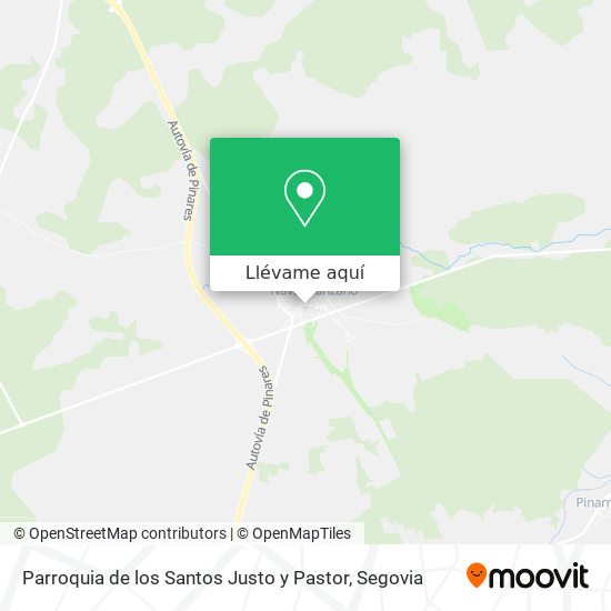 Mapa Parroquia de los Santos Justo y Pastor