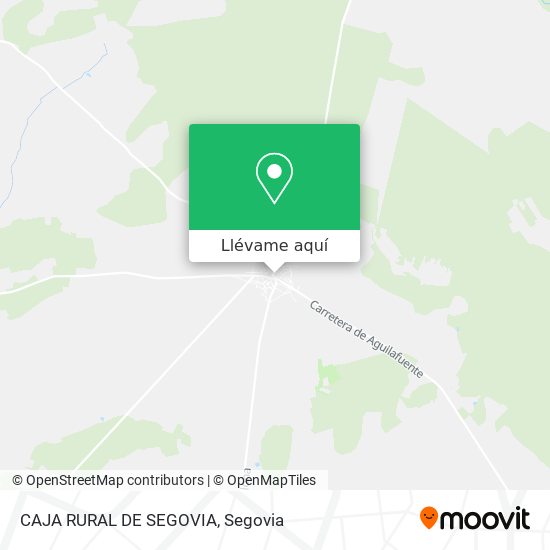 Mapa CAJA RURAL DE SEGOVIA