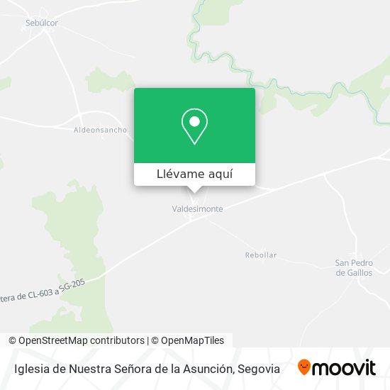 Mapa Iglesia de Nuestra Señora de la Asunción