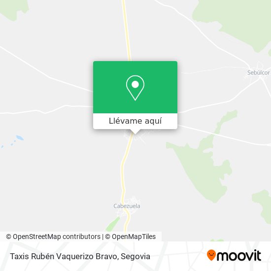 Mapa Taxis Rubén Vaquerizo Bravo