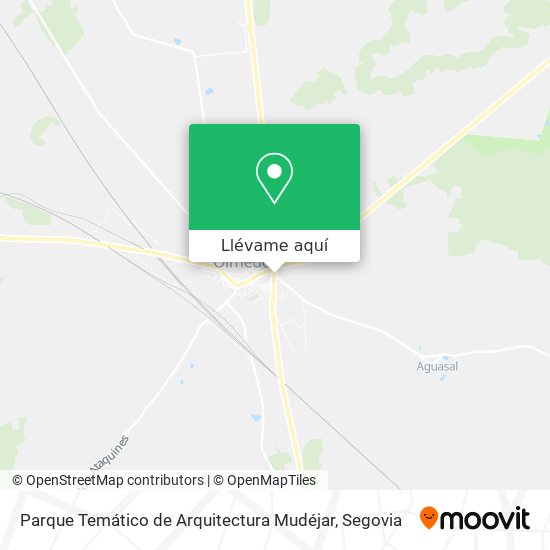 Mapa Parque Temático de Arquitectura Mudéjar