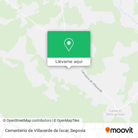 Mapa Cementerio de Villaverde de Íscar