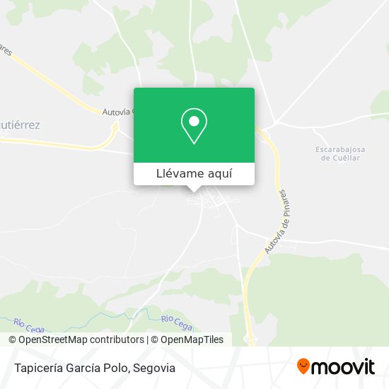 Mapa Tapicería García Polo