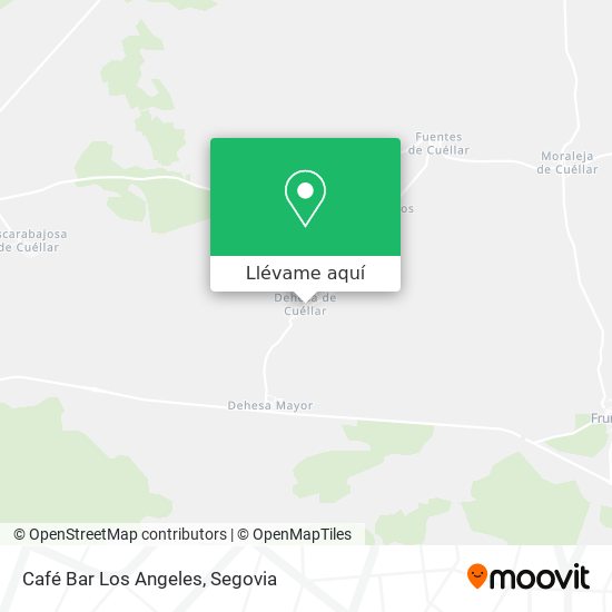 Mapa Café Bar Los Angeles