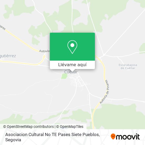 Mapa Asociacion Cultural No TE Pases Siete Pueblos