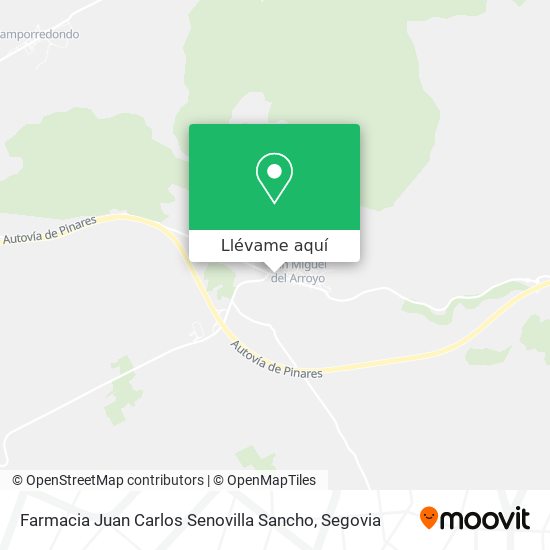 Mapa Farmacia Juan Carlos Senovilla Sancho