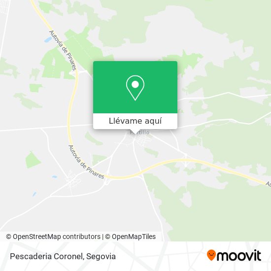Mapa Pescaderia Coronel