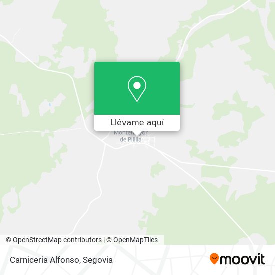 Mapa Carniceria Alfonso