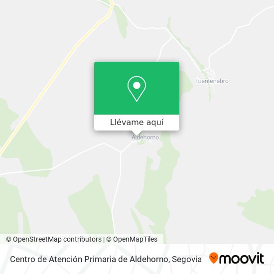 Mapa Centro de Atención Primaria de Aldehorno