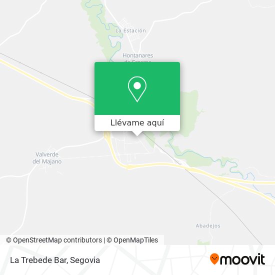 Mapa La Trebede Bar
