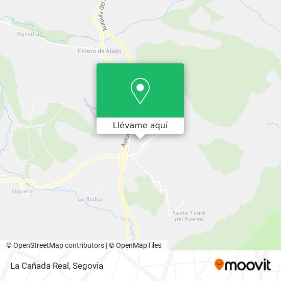 Mapa La Cañada Real