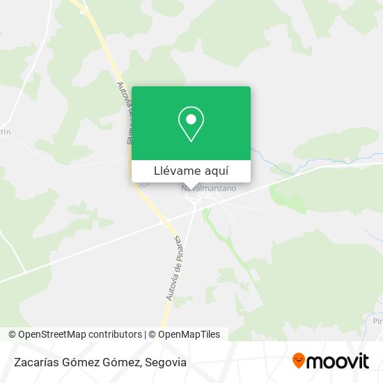 Mapa Zacarías Gómez Gómez