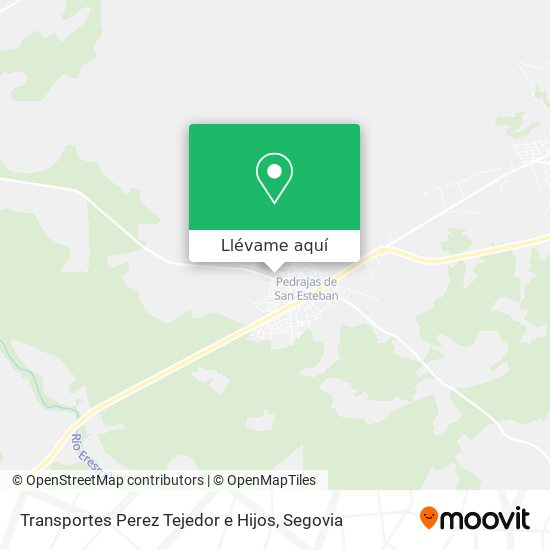 Mapa Transportes Perez Tejedor e Hijos