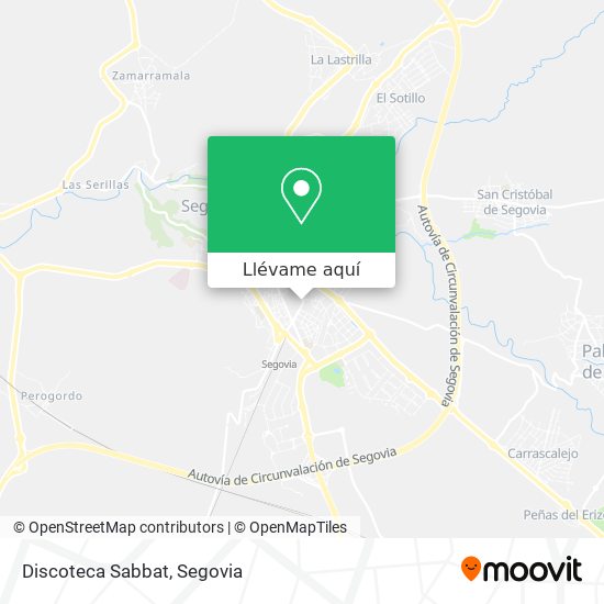 Mapa Discoteca Sabbat