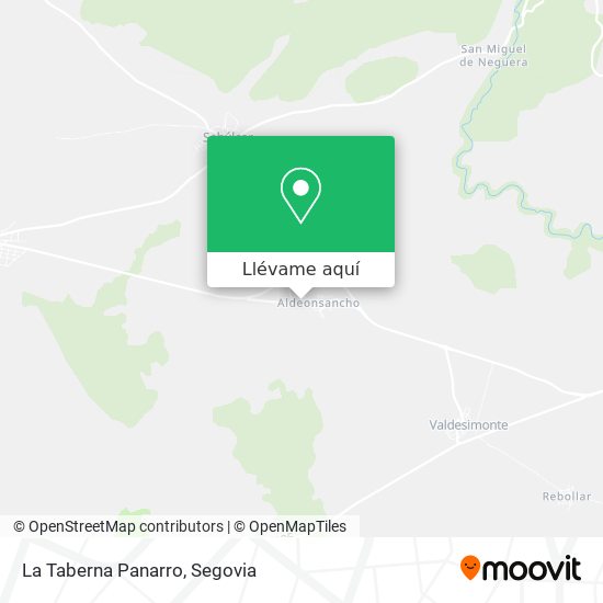 Mapa La Taberna Panarro