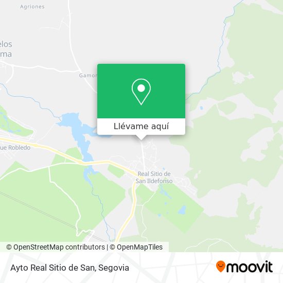 Mapa Ayto Real Sitio de San