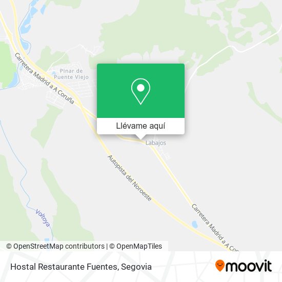 Mapa Hostal Restaurante Fuentes