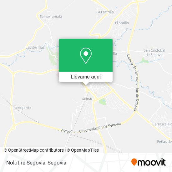 Mapa Nolotire Segovia