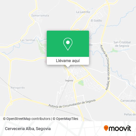 Mapa Cerveceria Alba
