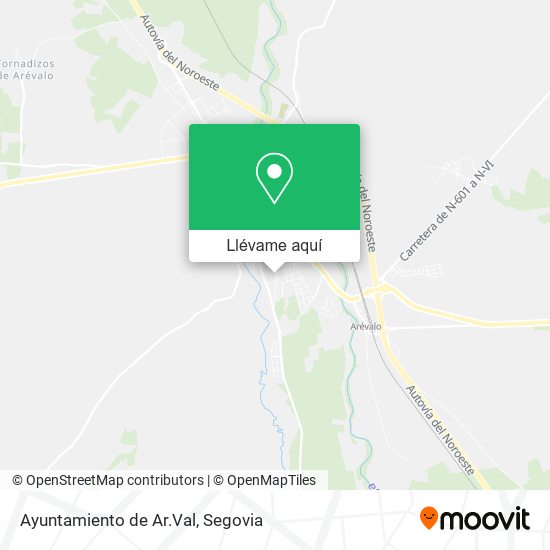Mapa Ayuntamiento de Ar.Val
