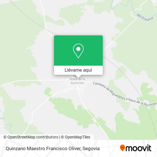 Mapa Quinzano Maestro Francisco Oliver