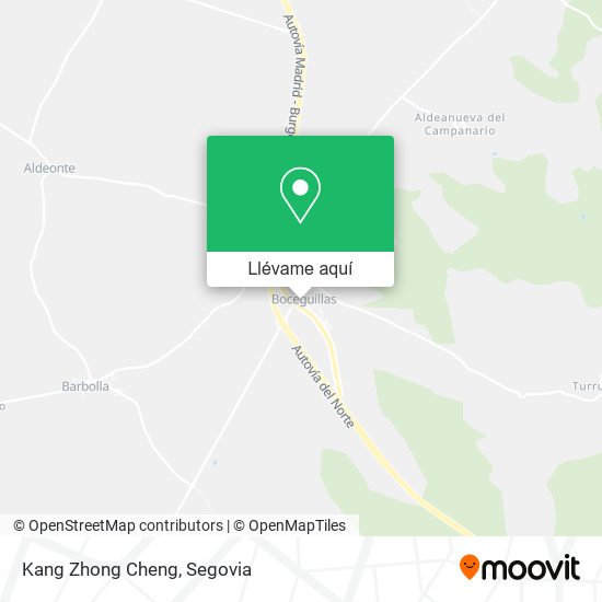 Mapa Kang Zhong Cheng