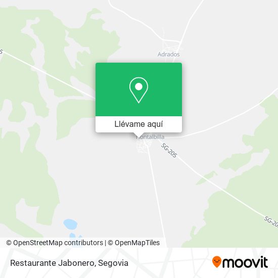 Mapa Restaurante Jabonero