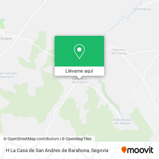 Mapa H La Casa de San Andres de Barahona