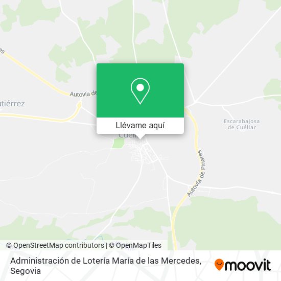 Mapa Administración de Lotería María de las Mercedes