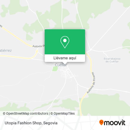 Mapa Utopia Fashion Shop