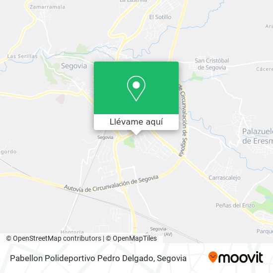 Mapa Pabellon Polideportivo Pedro Delgado