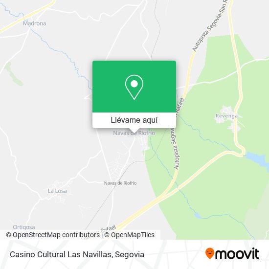 Mapa Casino Cultural Las Navillas