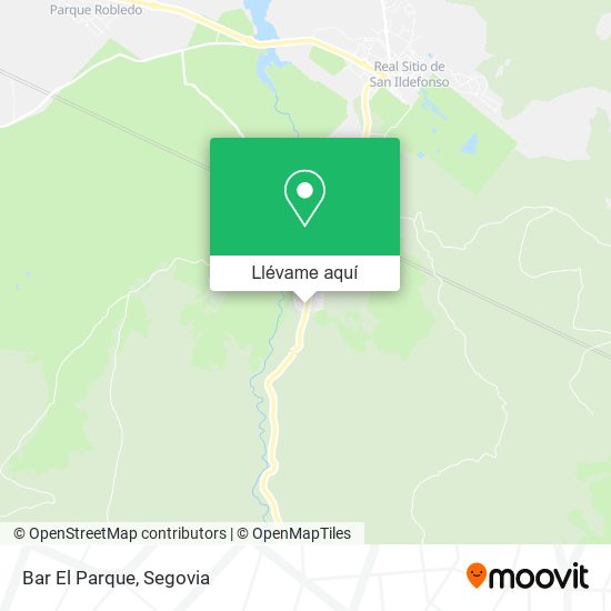 Mapa Bar El Parque