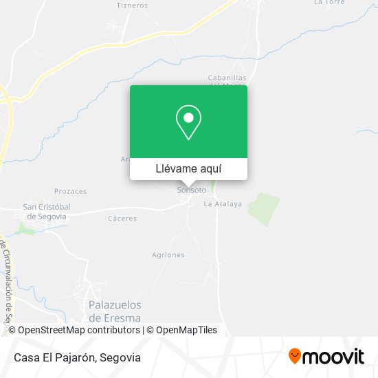 Mapa Casa El Pajarón