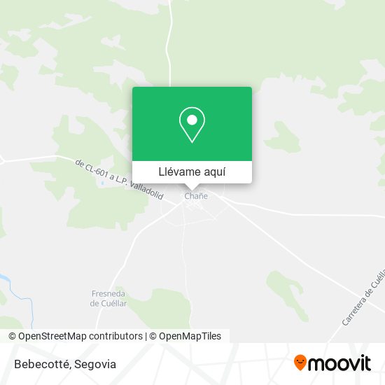 Mapa Bebecotté