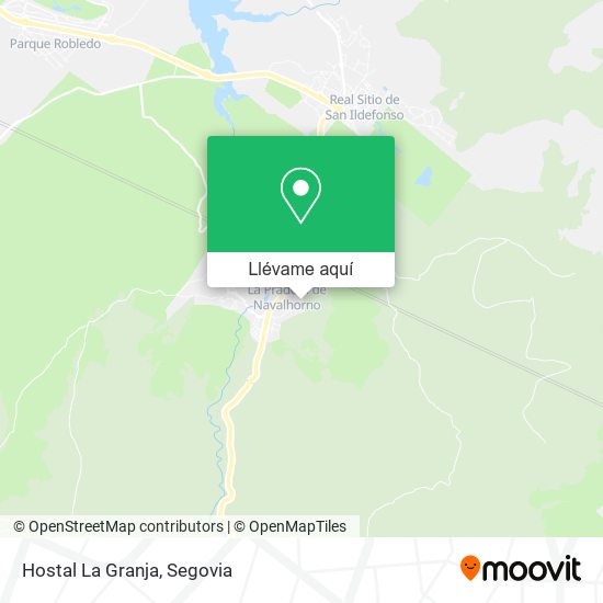 Mapa Hostal La Granja