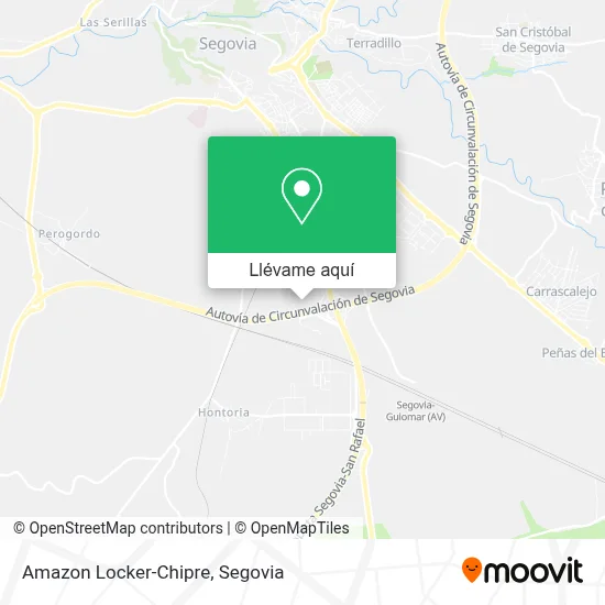 Mapa Amazon Locker-Chipre
