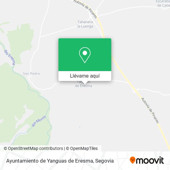 Mapa Ayuntamiento de Yanguas de Eresma