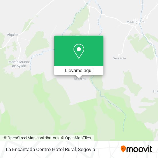 Mapa La Encantada Centro Hotel Rural