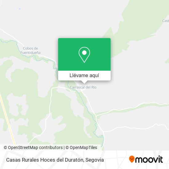 Mapa Casas Rurales Hoces del Duratón