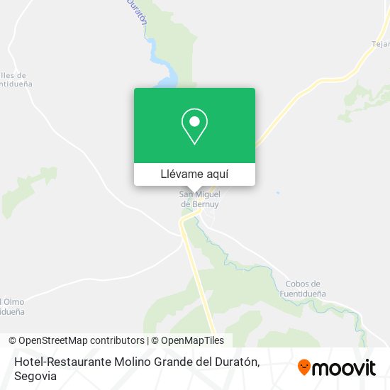 Mapa Hotel-Restaurante Molino Grande del Duratón