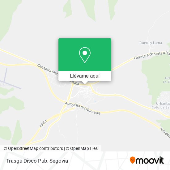 Mapa Trasgu Disco Pub