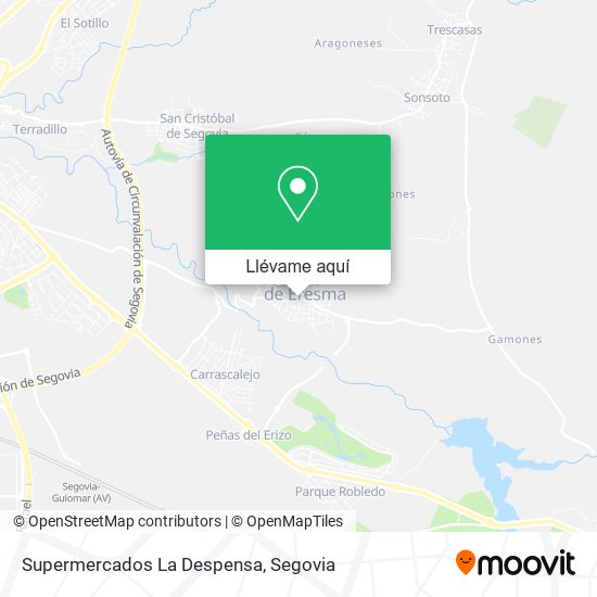 Mapa Supermercados La Despensa