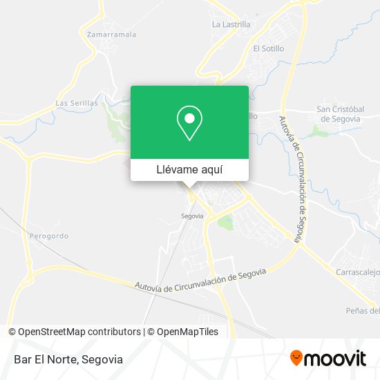 Mapa Bar El Norte