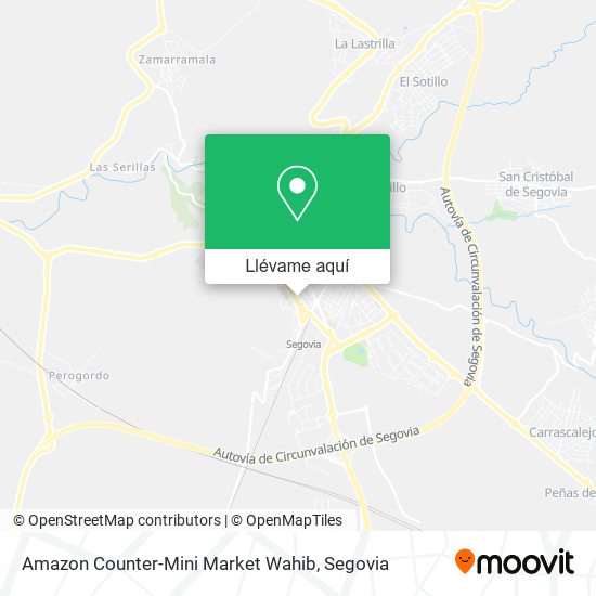 Mapa Amazon Counter-Mini Market Wahib