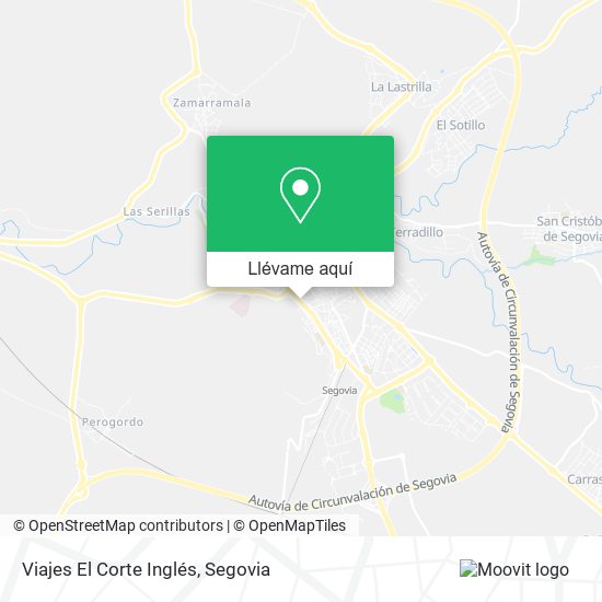 Mapa Viajes El Corte Inglés