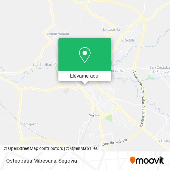 Mapa Osteopatía Mibesana