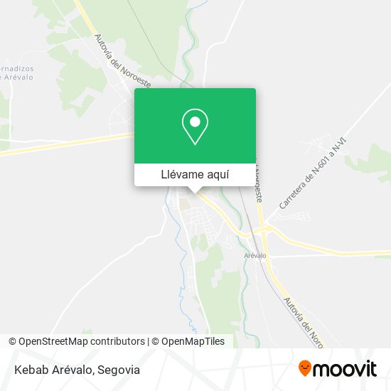 Mapa Kebab Arévalo